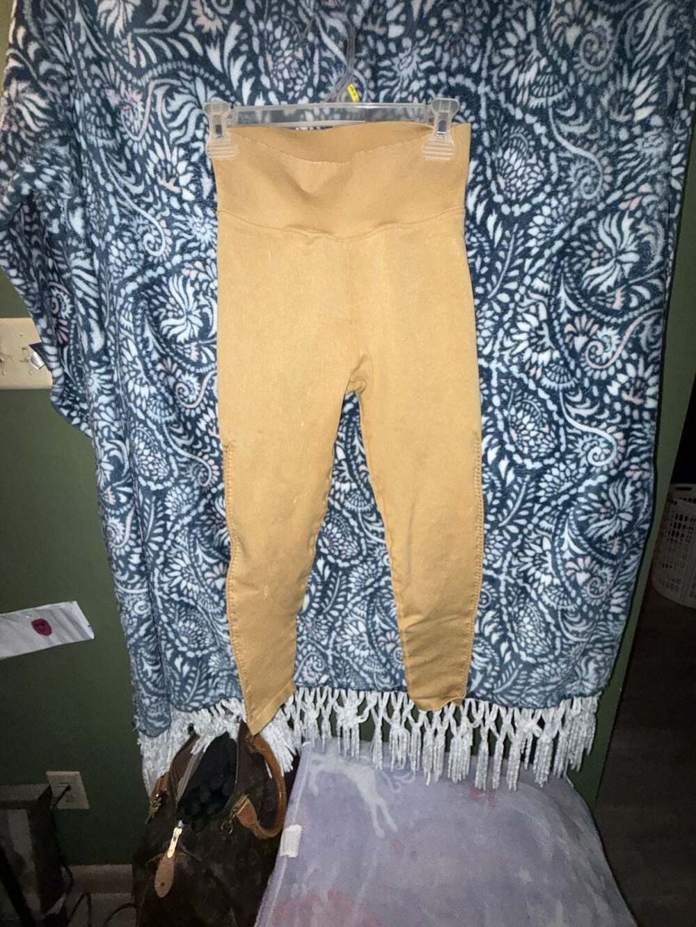 Aerie Offline Mustard Yellow High Waisted Yoga Leggings Size M